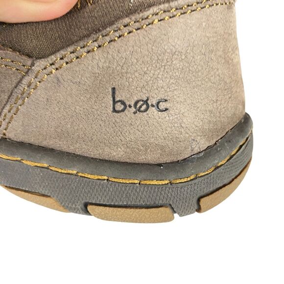 B.O.C by Born Concept Sneakers Mens 7M Brown Leather Comfort Round Toe Slip On - Picture 8 of 11
